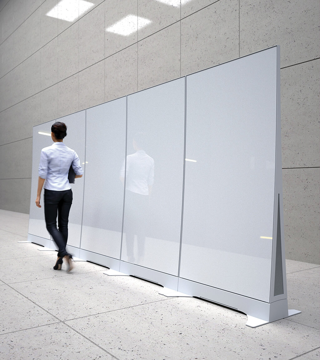 Whiteboard glass