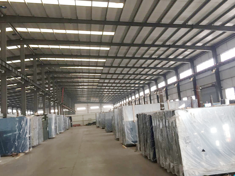 Warehouse glass area